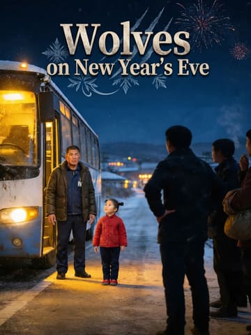 Wolves on New Year's Eve poster